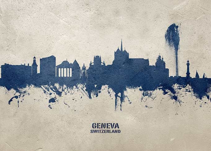 Geneva Skyline Switzerland
