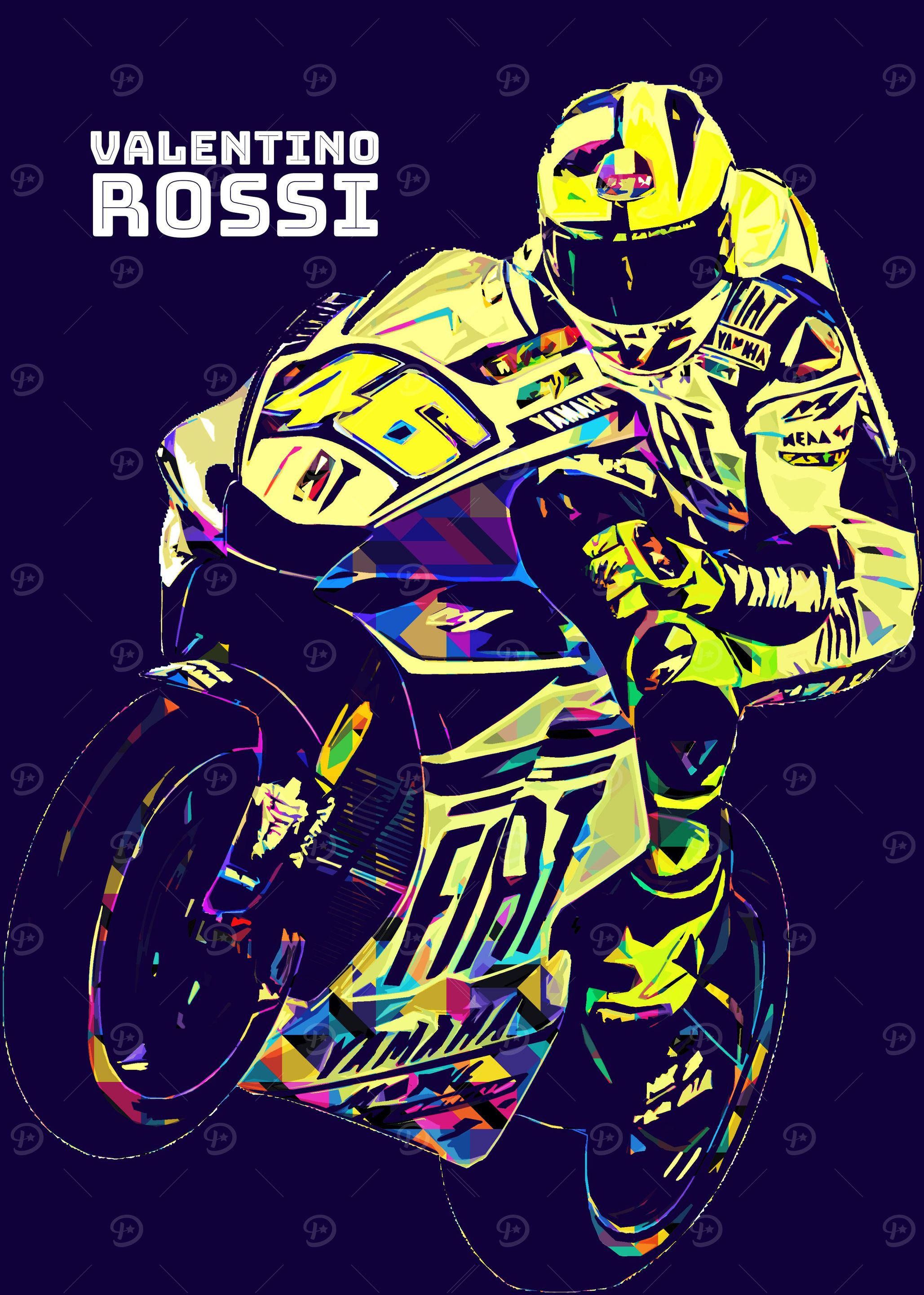 Valentino Rossi Pop Art