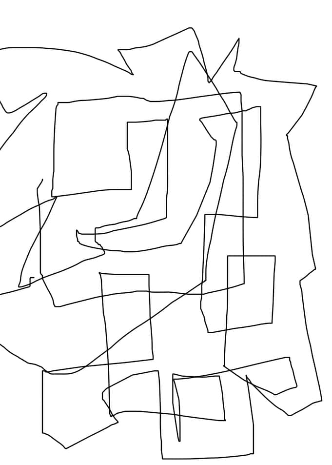 original square abstract