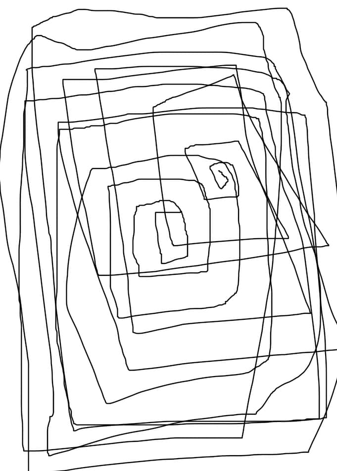 original abstract square