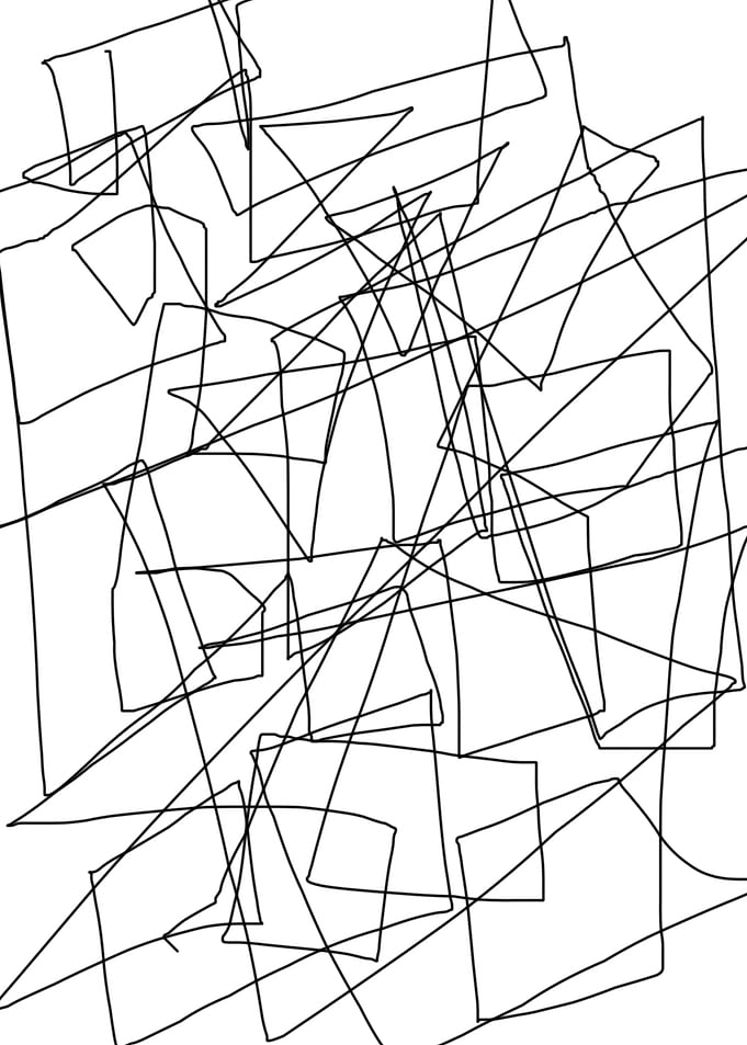 original square abstract
