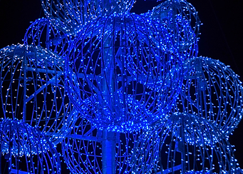 Blue balls Christmas