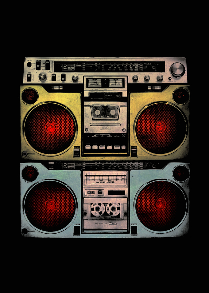 Retro Boombox