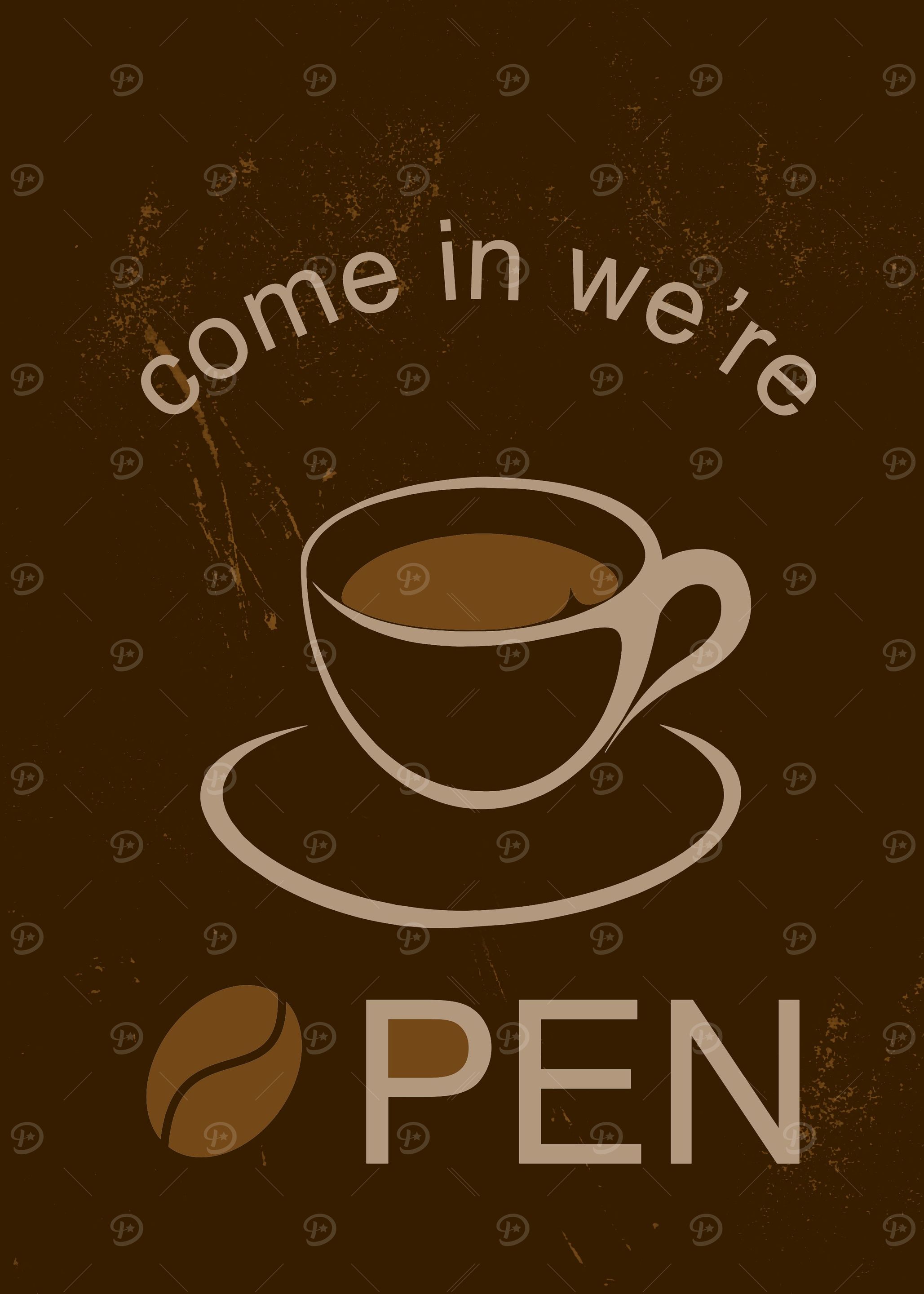 cup coffe poster