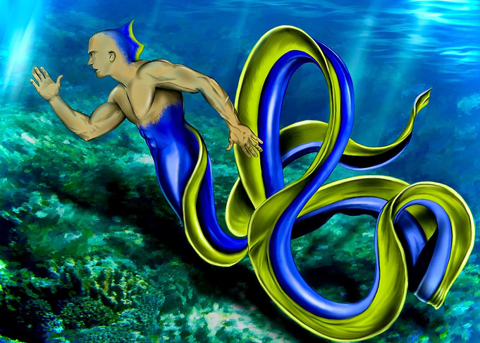 Merman warrior