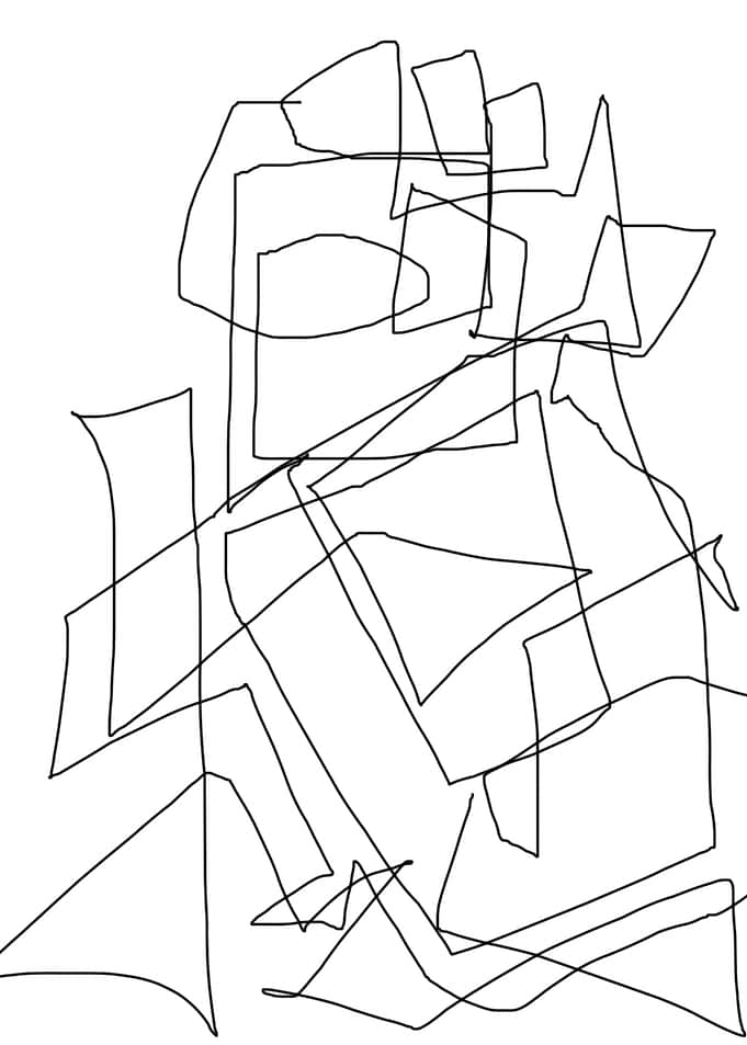 original square abstract
