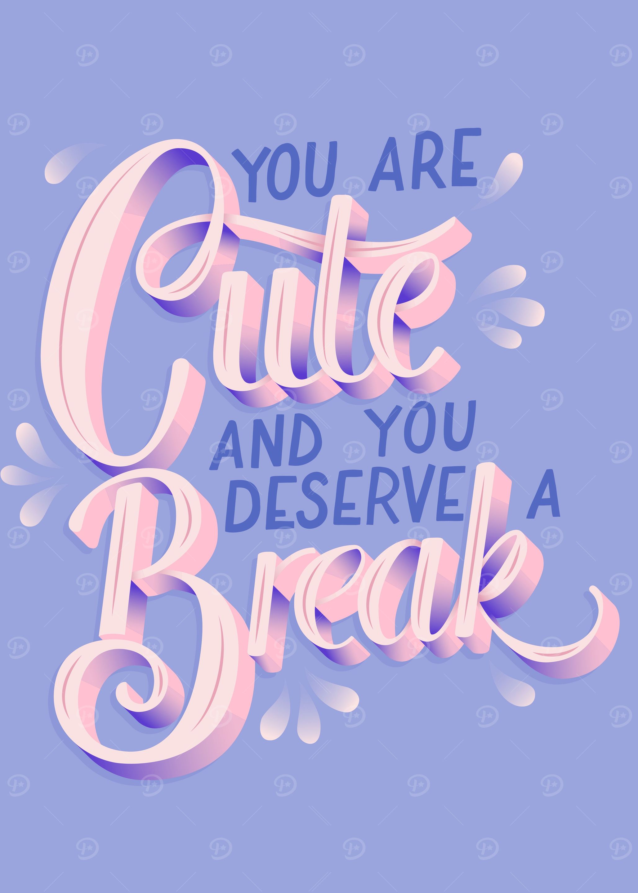 You are cute