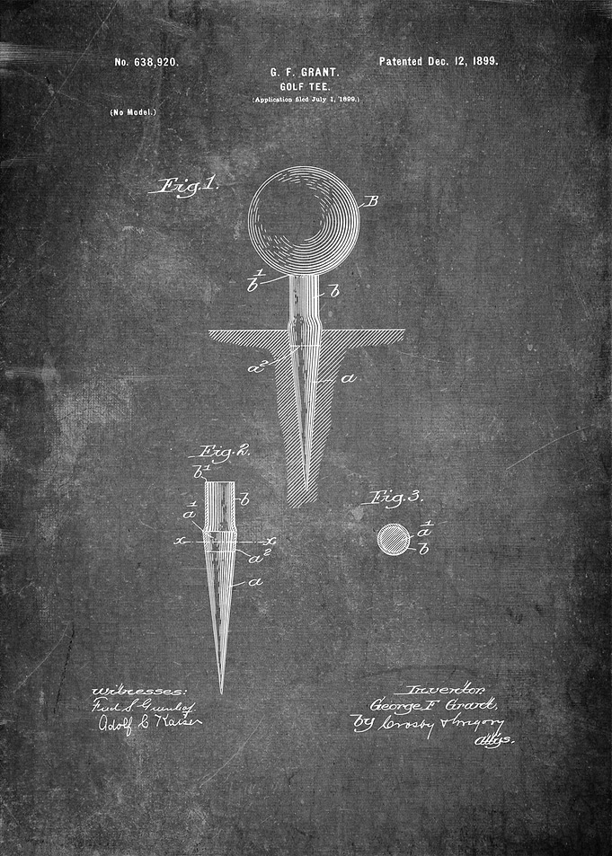 Golf Tee Patent