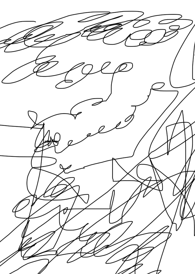 Original abstract pen