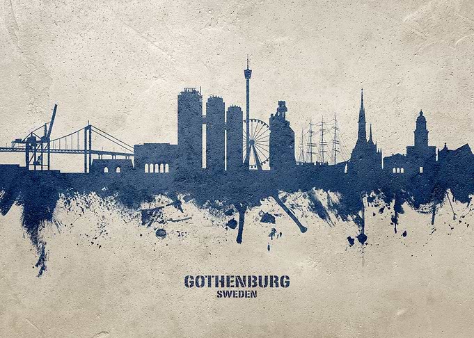 Gothenburg Skyline Sweden