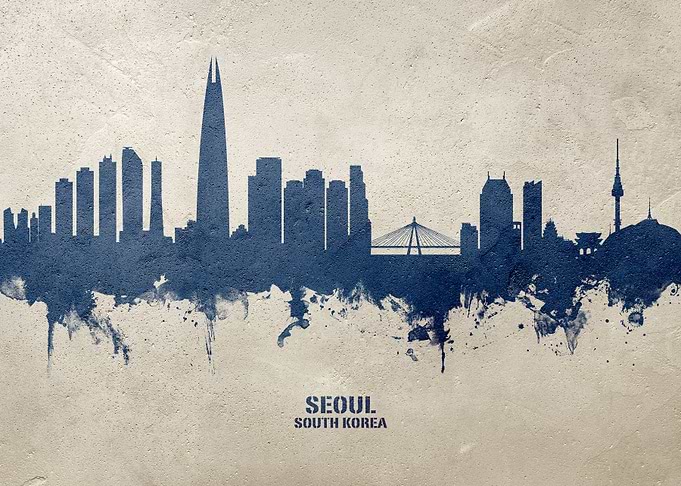 Seoul Skyline South Korea