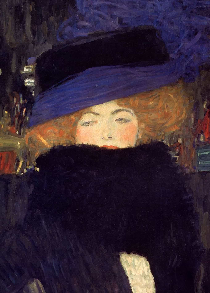 Lady with hat Gustav Klimt