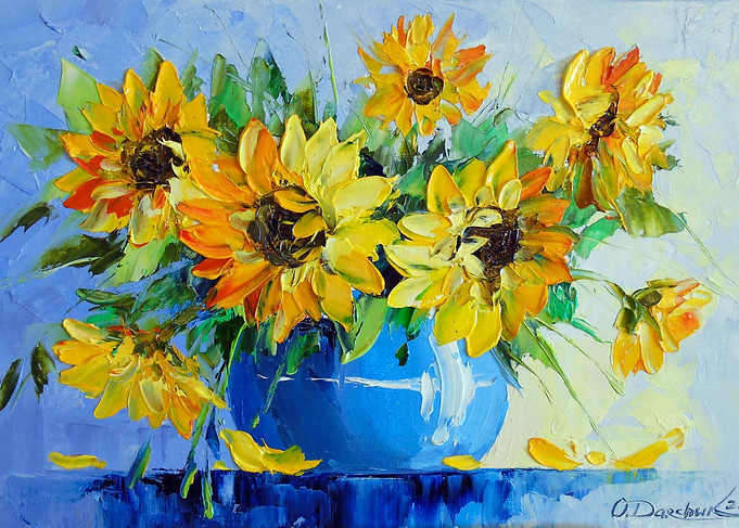Bouquet of sunflowers