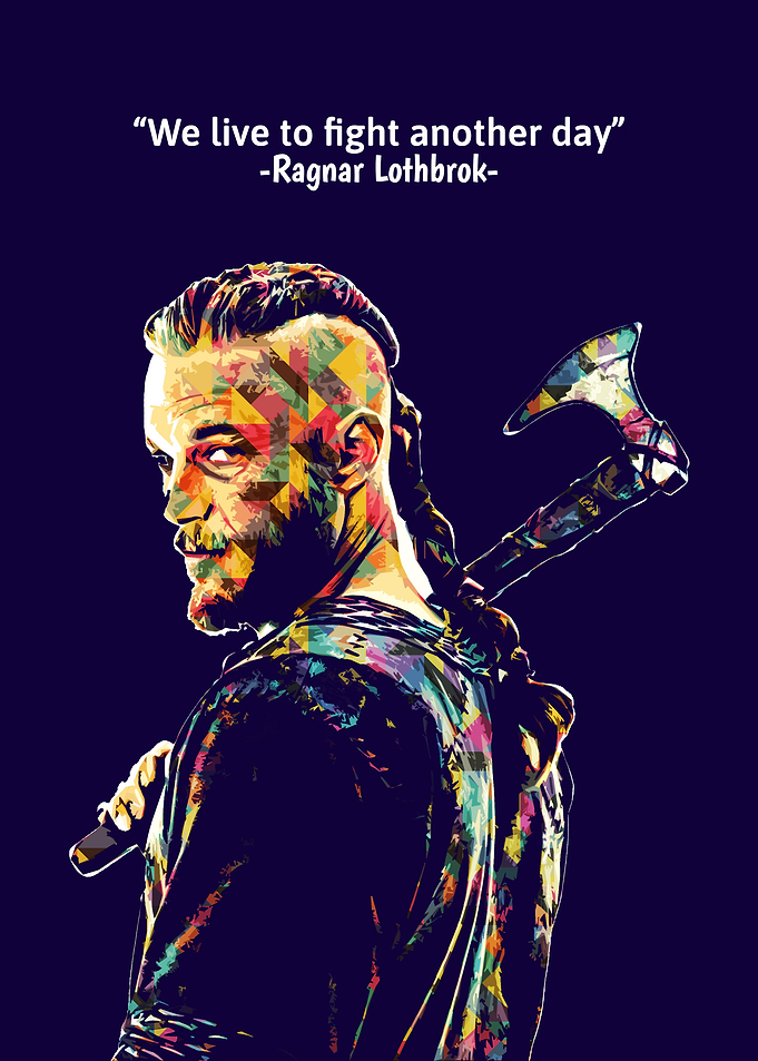 Ragnar Lothbrok Pop Art