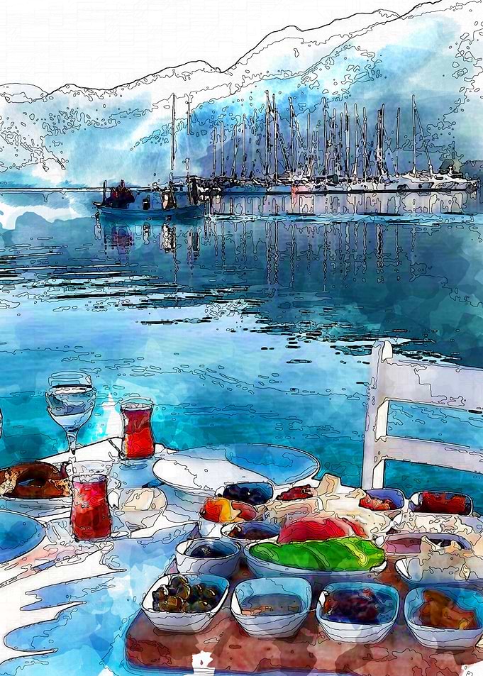 Lunch On The Dock