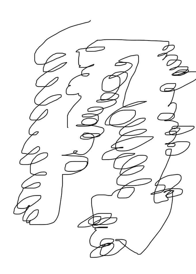 original abstract line