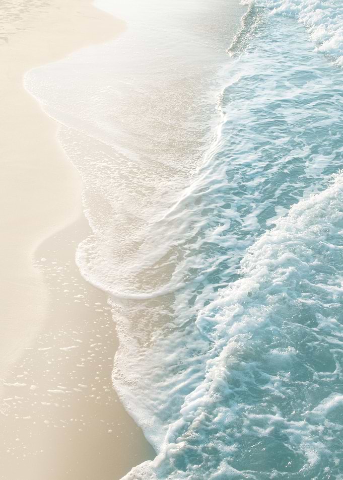 Soft Teal Gold Ocean 1