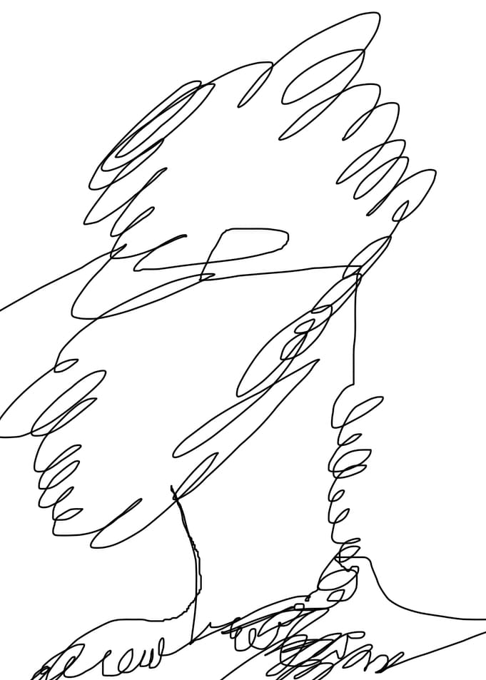 Original abstract pen