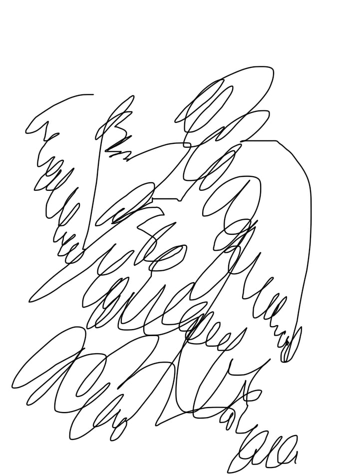 original abstract line