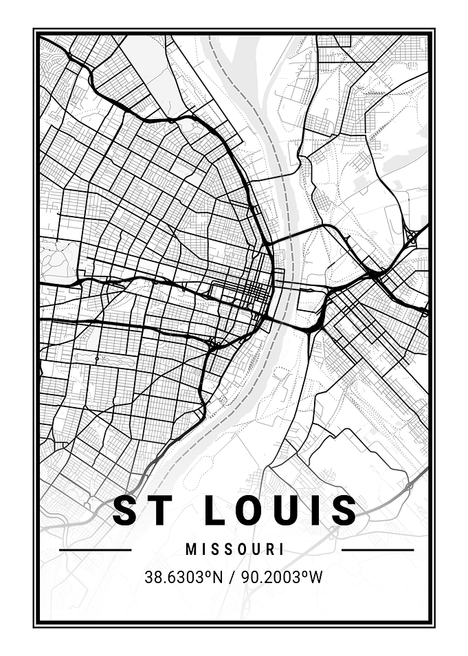 St Louis Light City Map