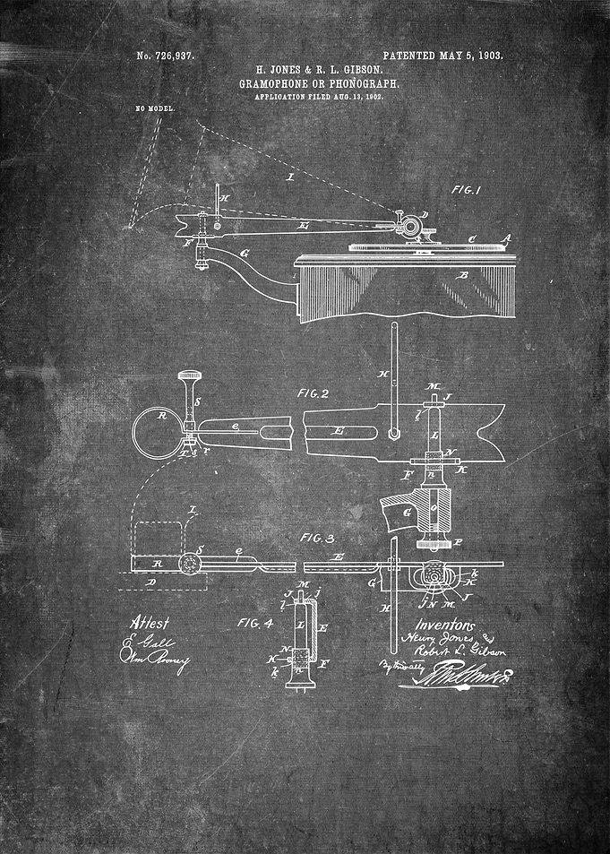 Gramophone Patent