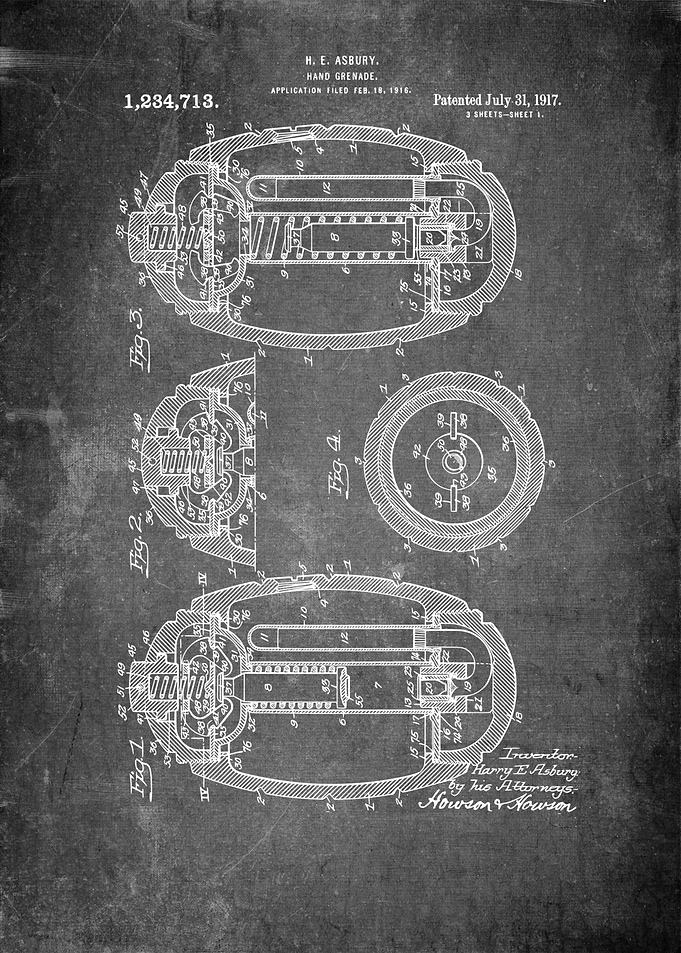 Hand Grenade Patent