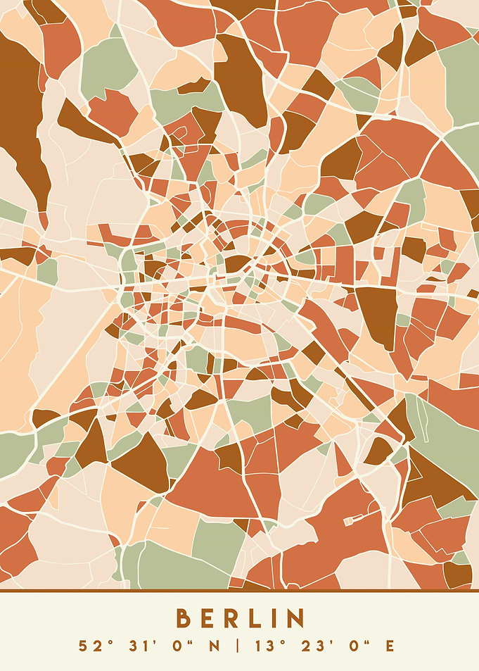 BERLIN GERMANY CITY MAP