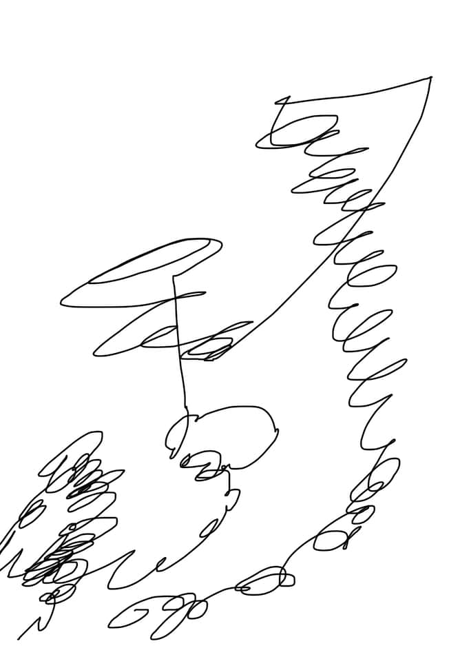 original abstract line