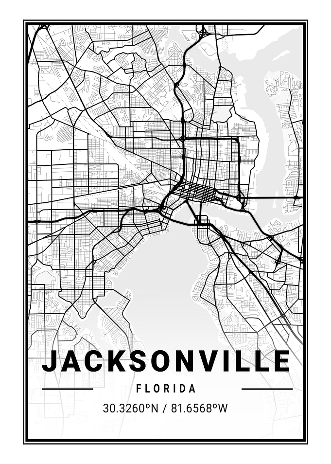 Jacksonville Light Map