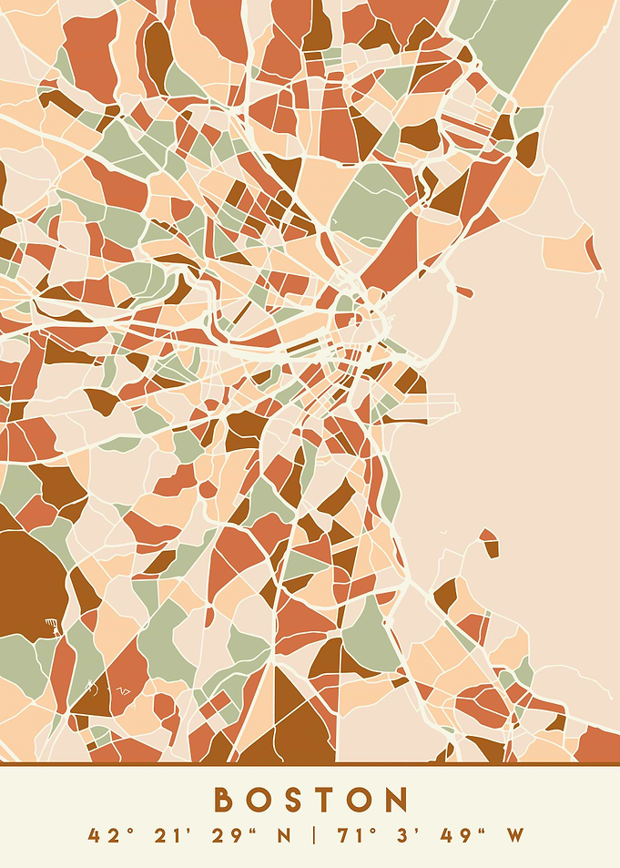 BOSTON MASSACHUSETTS MAP