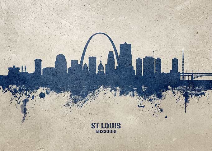 St Louis Skyline Missouri