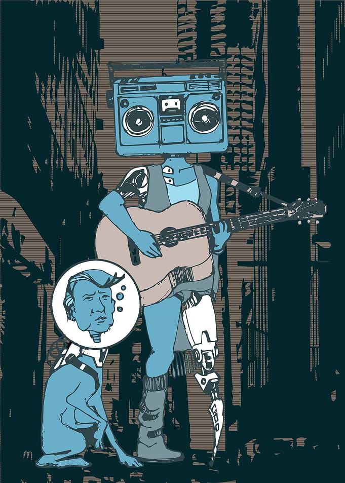 Busker Cyberpunk