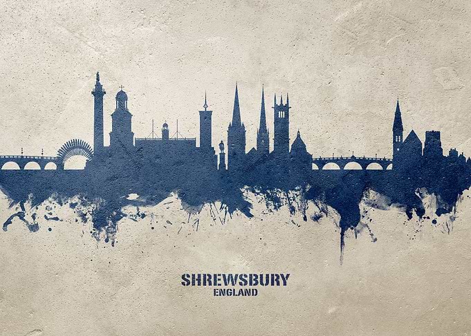 Shrewsbury Skyline England