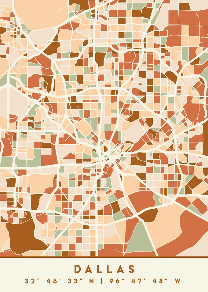 DALLAS TEXAS CITY MAP