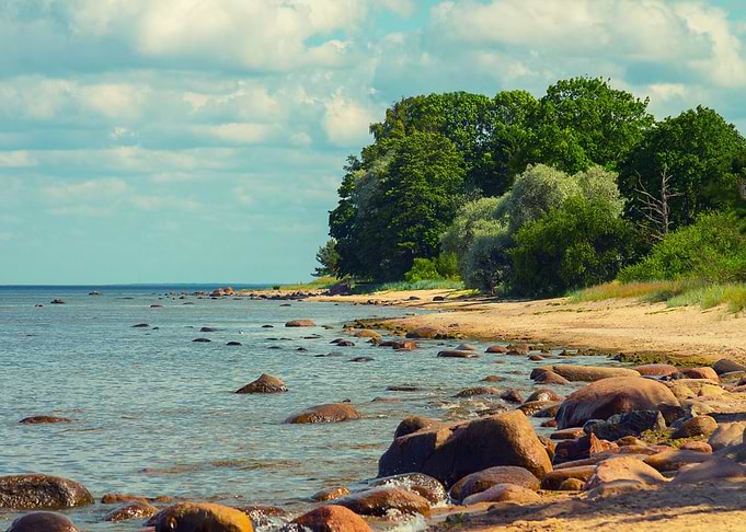 Background Bay Beach Beaut