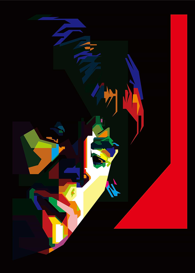 Jeff Beck Pop Art Style
