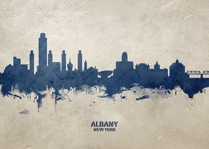 Albany Skyline New York