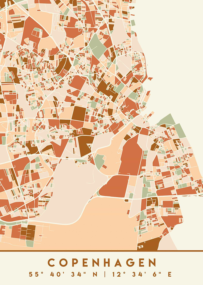 COPENHAGEN DENMARK MAP