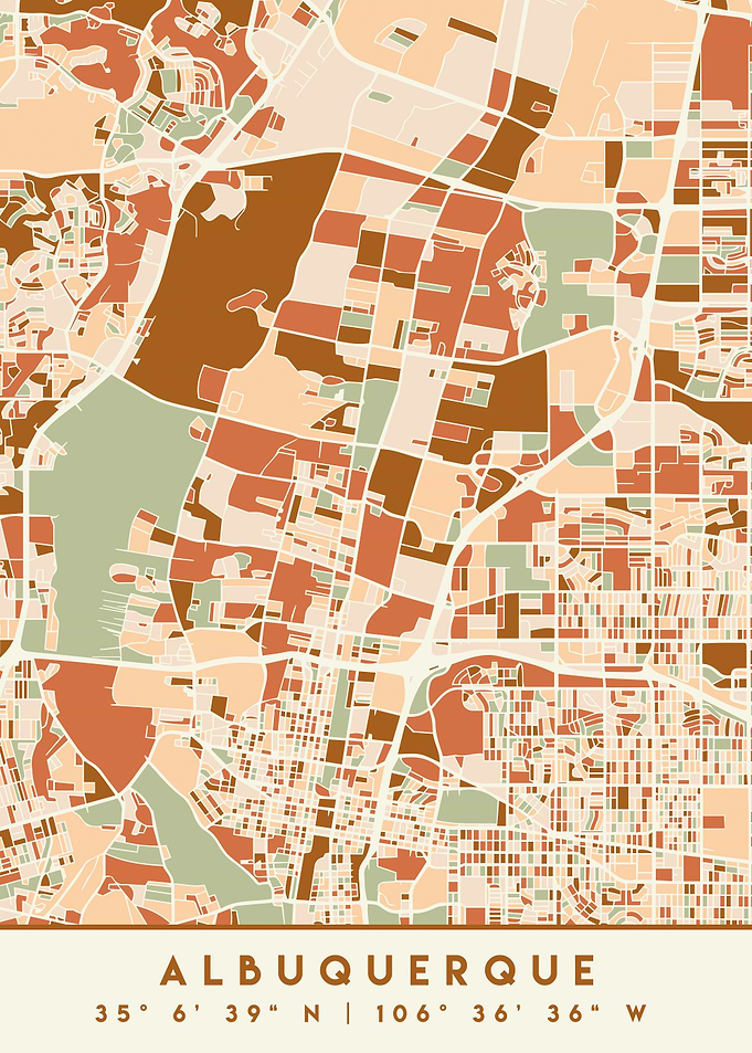 ALBUQUERQUE NEW MEXICO MAP