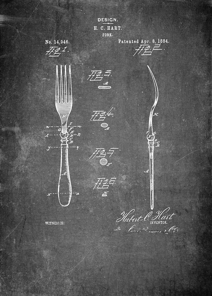 Fork Vintage Patent