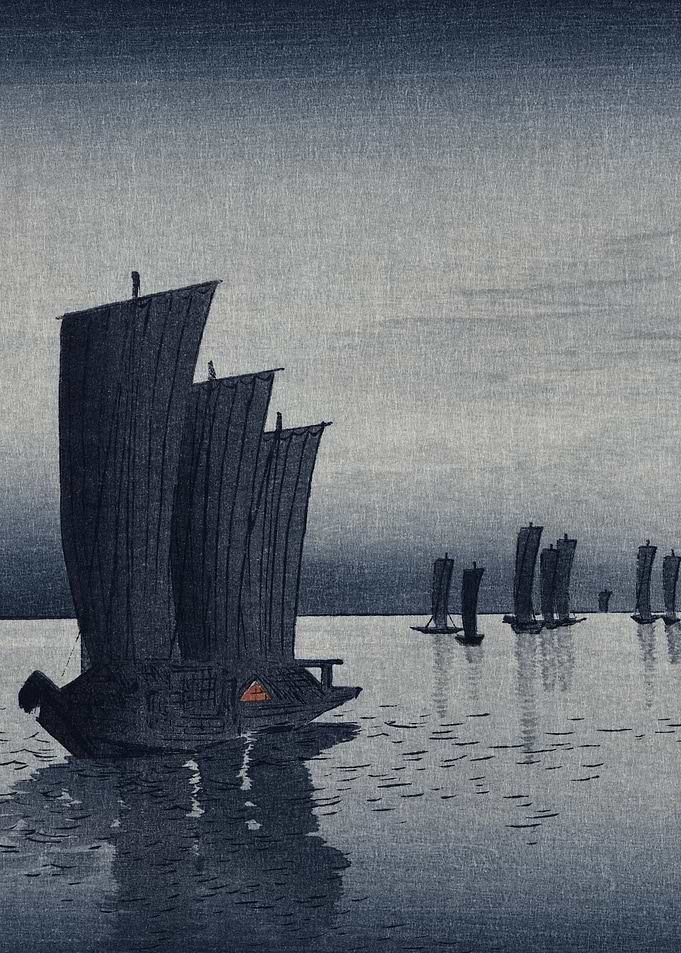 Fishing Boats At Dusk