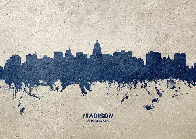 Madison Skyline Wisconsin