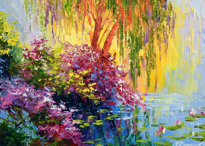 Willow by the pond