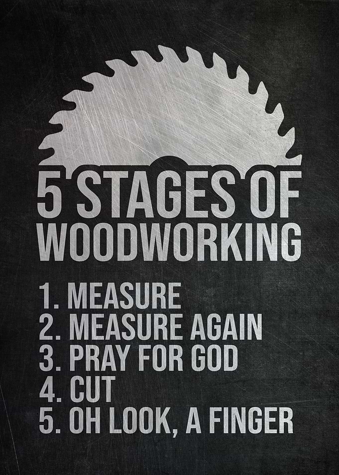 5 Stages Of Woodworking