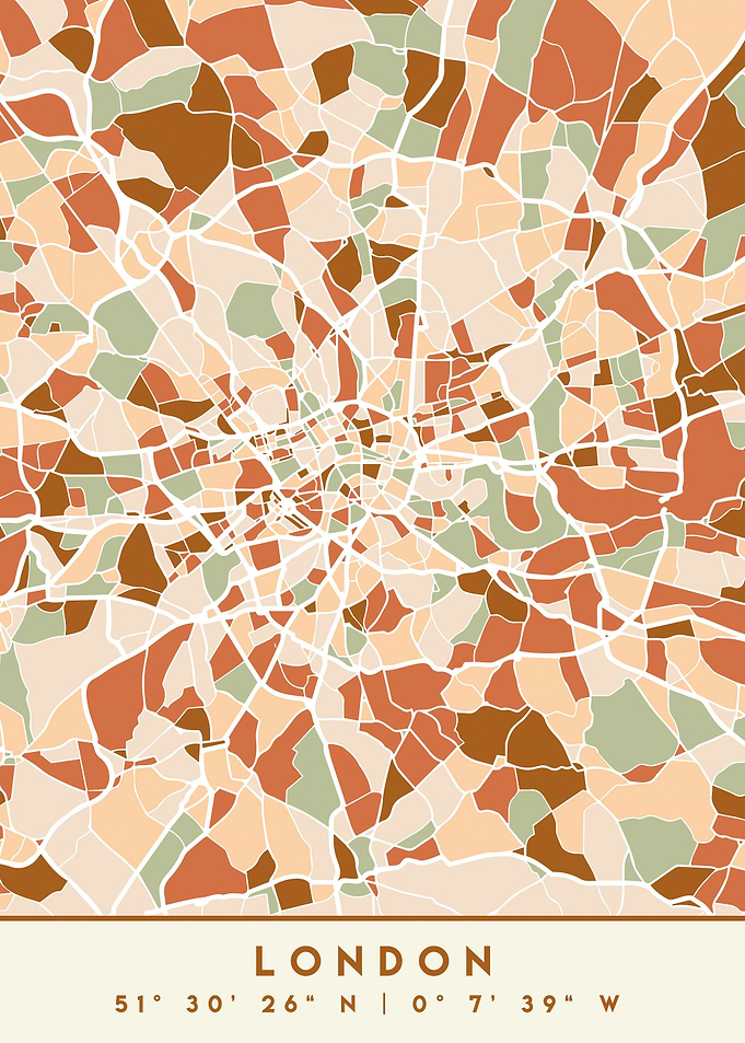 LONDON ENGLAND CITY MAP