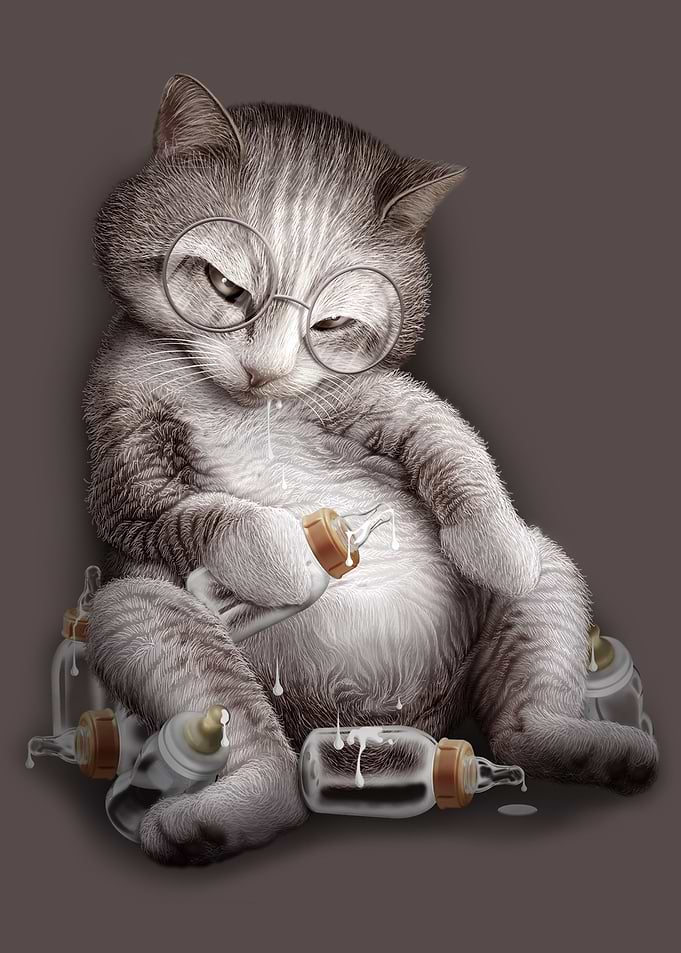 GREEDY CAT