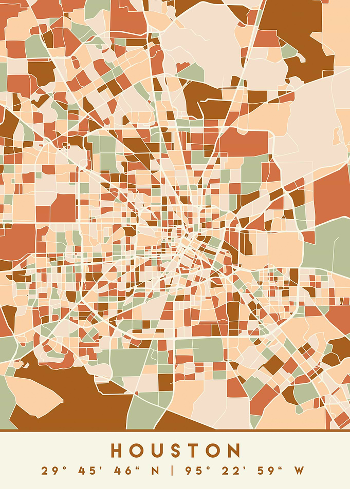 HOUSTON TEXAS CITY MAP