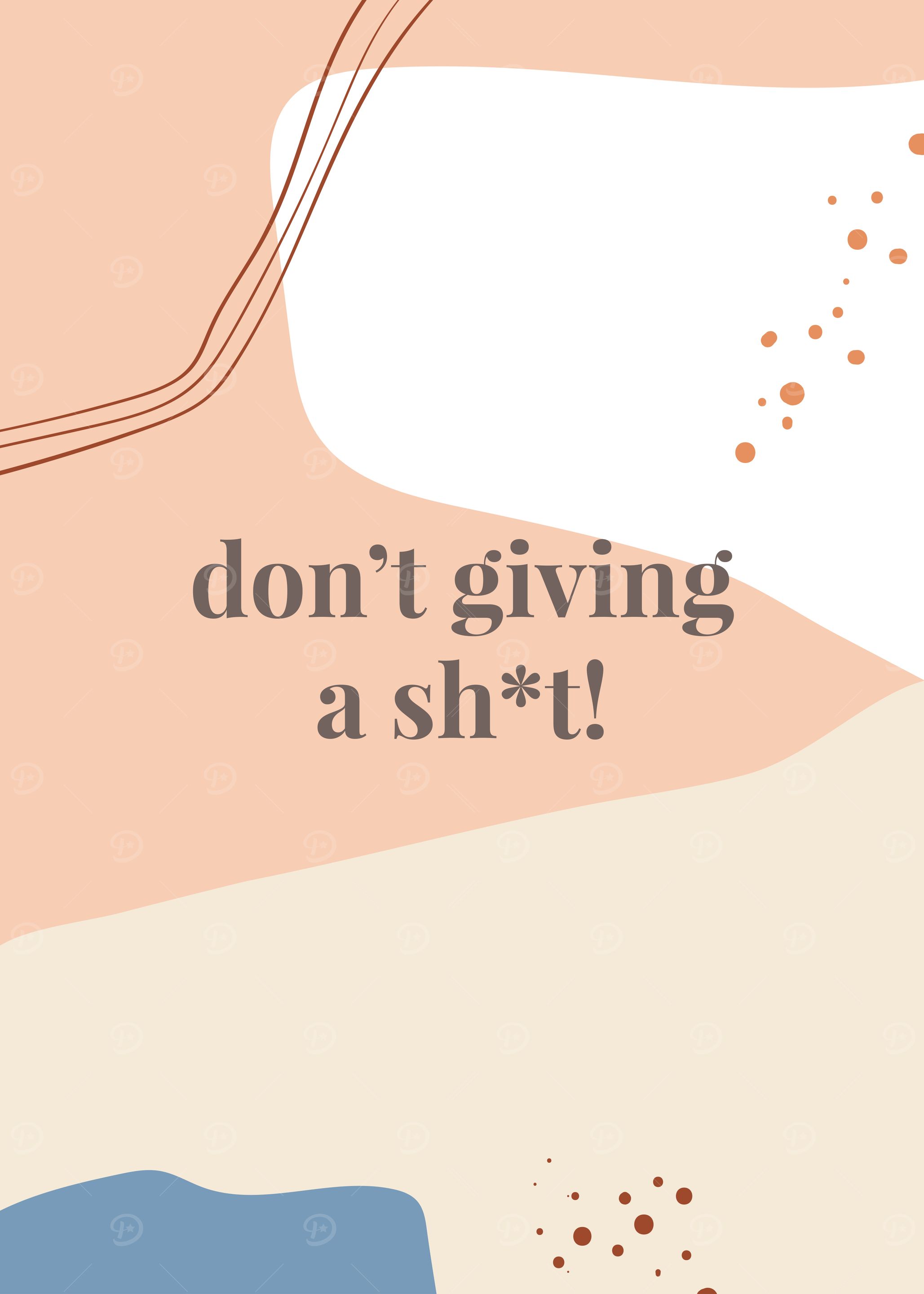 I Dont Care Simple Quotes