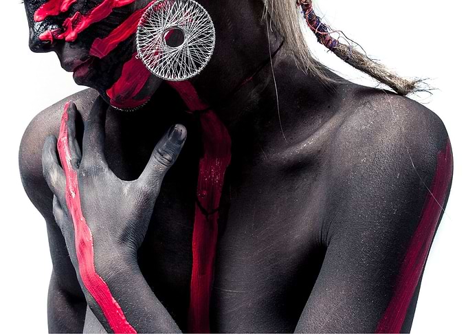 Sexy body Paint Girl