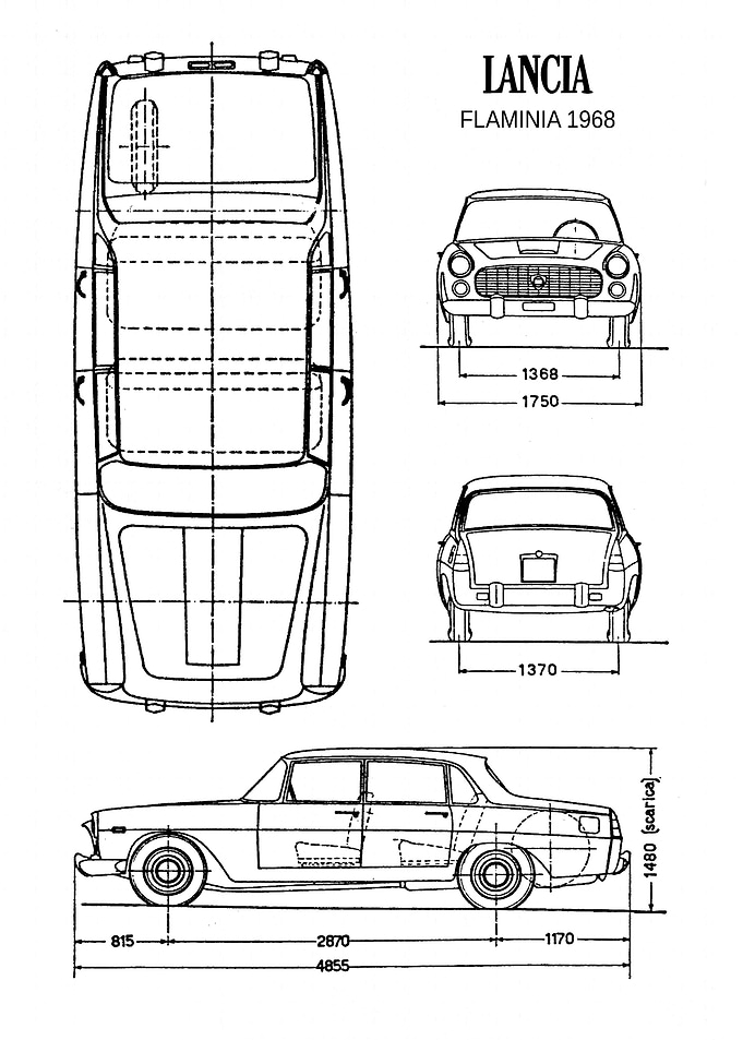 BNW Lancia Flaminia 1968